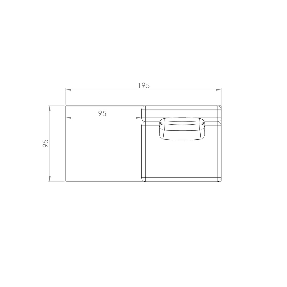 Nube-11 Sofá Nube — desenho técnico com dimensões (11)
