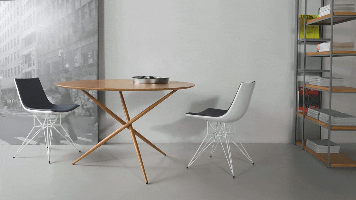 Mesa de jantar Pégasus, design de Marcelo Ligieri