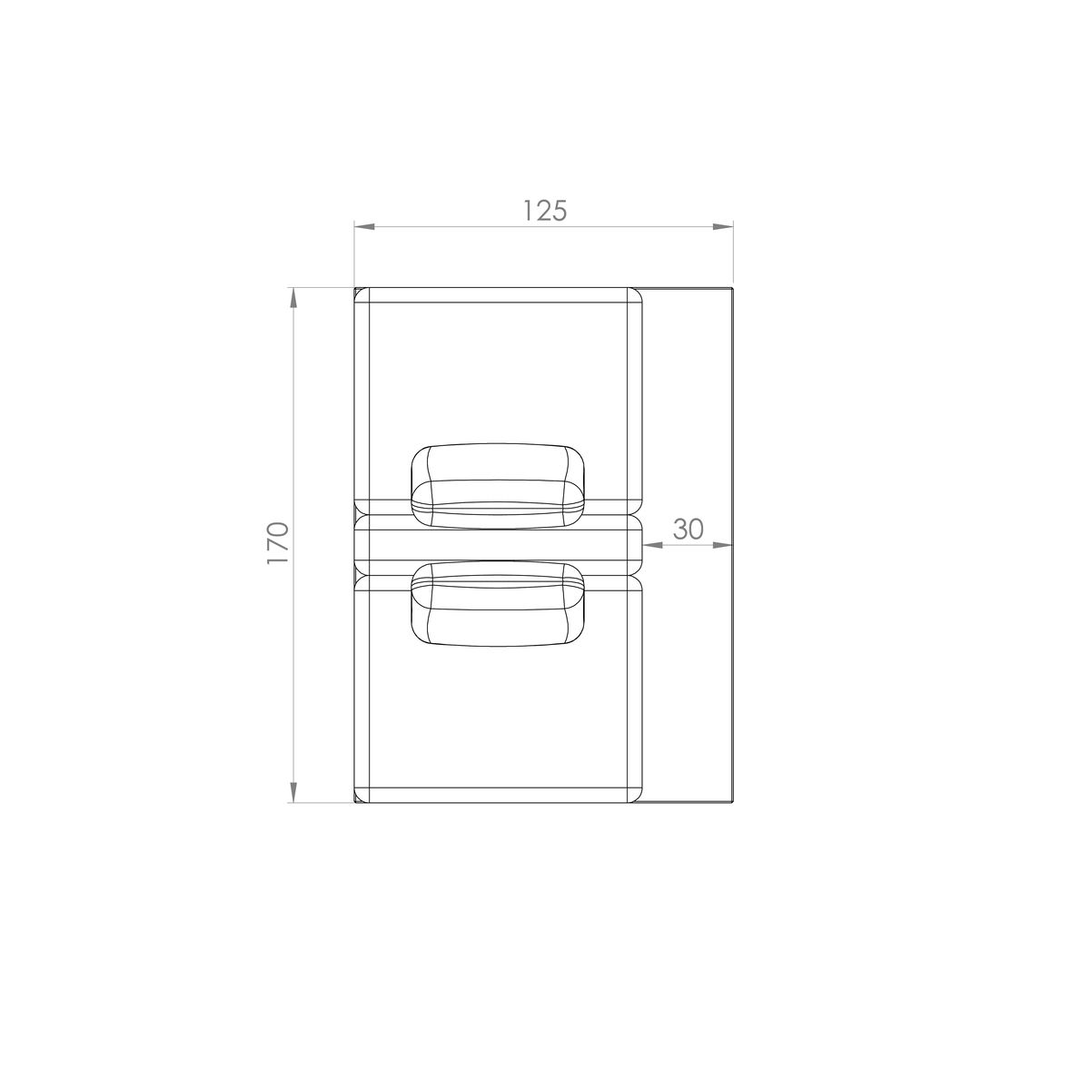 Nube-14 Sofá Nube — desenho técnico com dimensões (14)