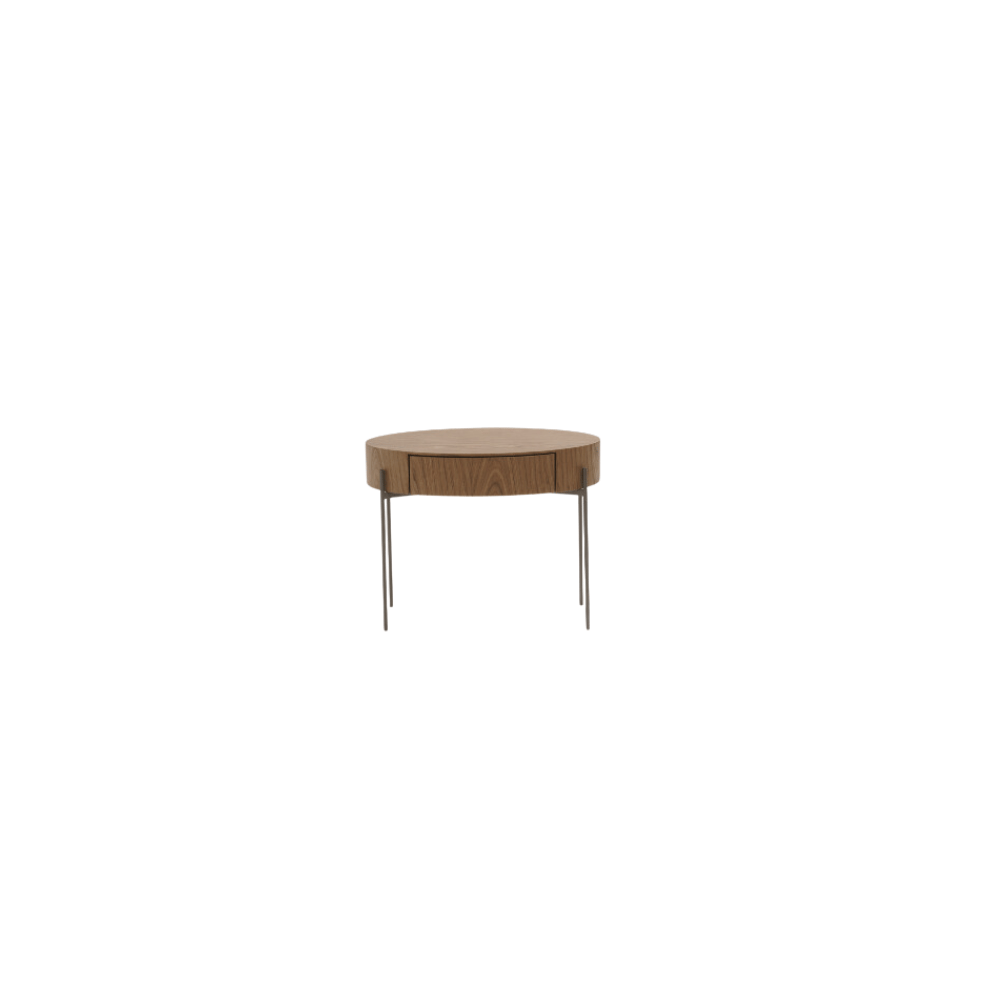 Mesa de cabeceira Austin Oval, design de Grupo Arte Nova