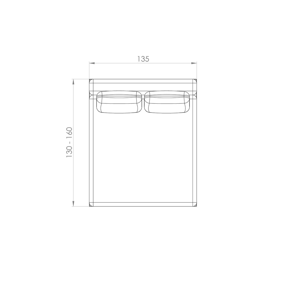 Nube-16 Sofá Nube — desenho técnico com dimensões (16)