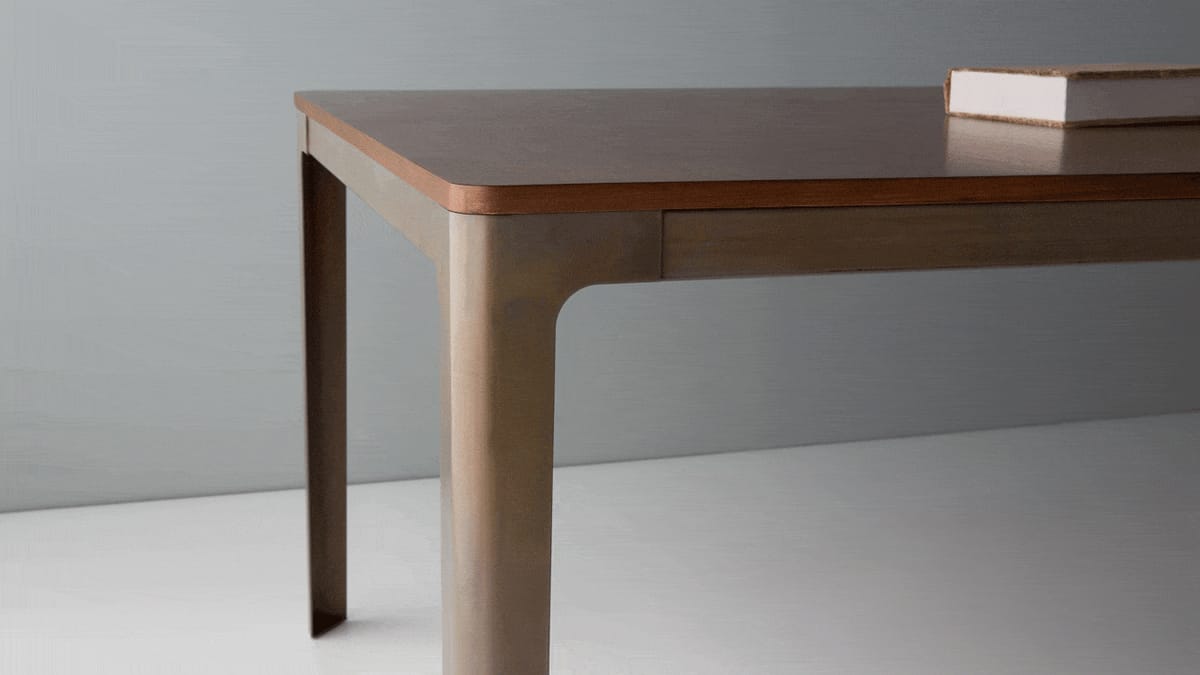 Mesa de jantar Fast, design de Marcelo Ligieri