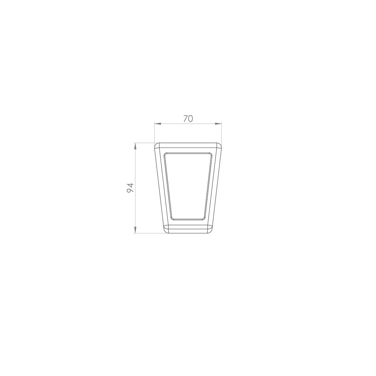 Sofá Bole — desenho técnico com dimensões (10)