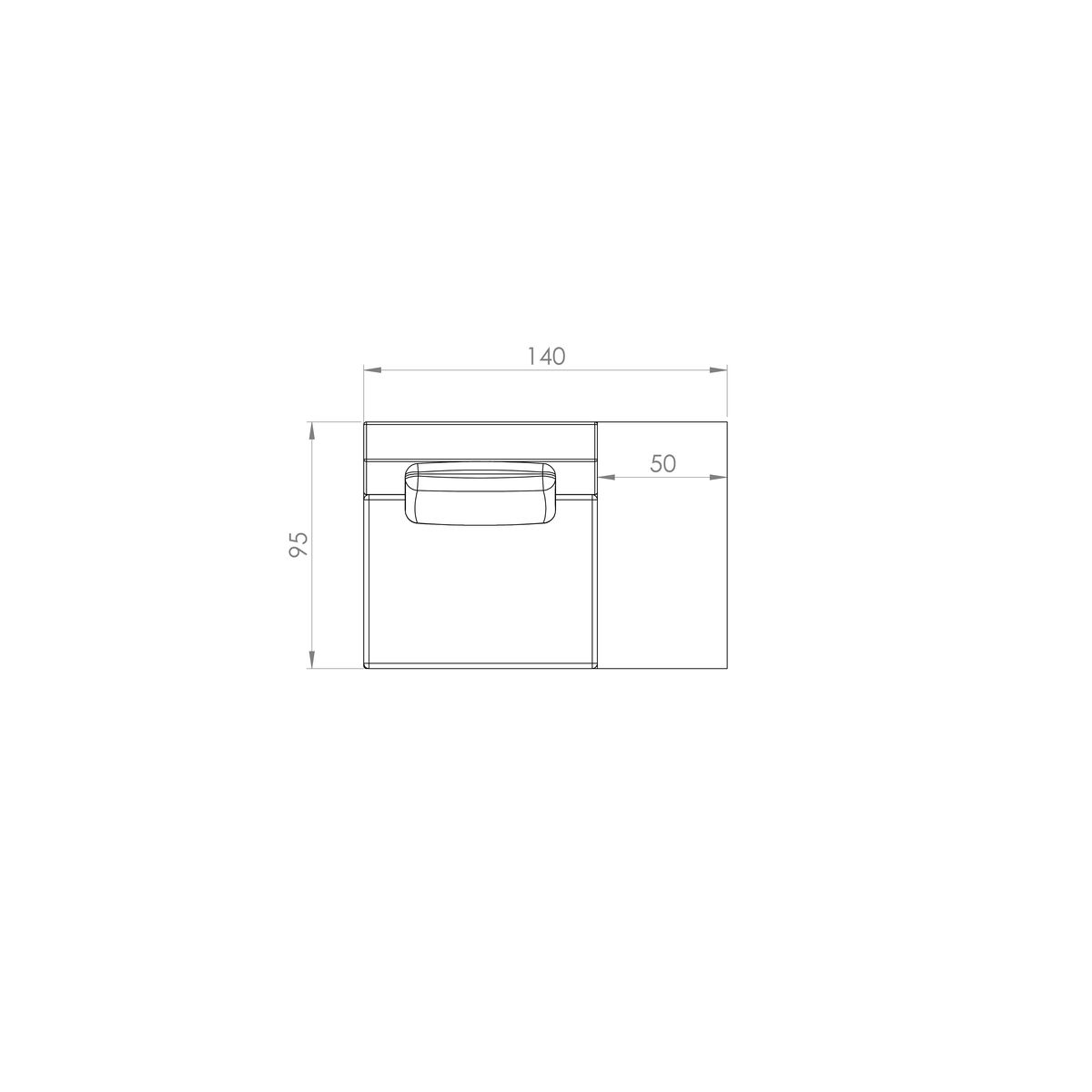 Sofá Atenas — desenho técnico com dimensões (4)