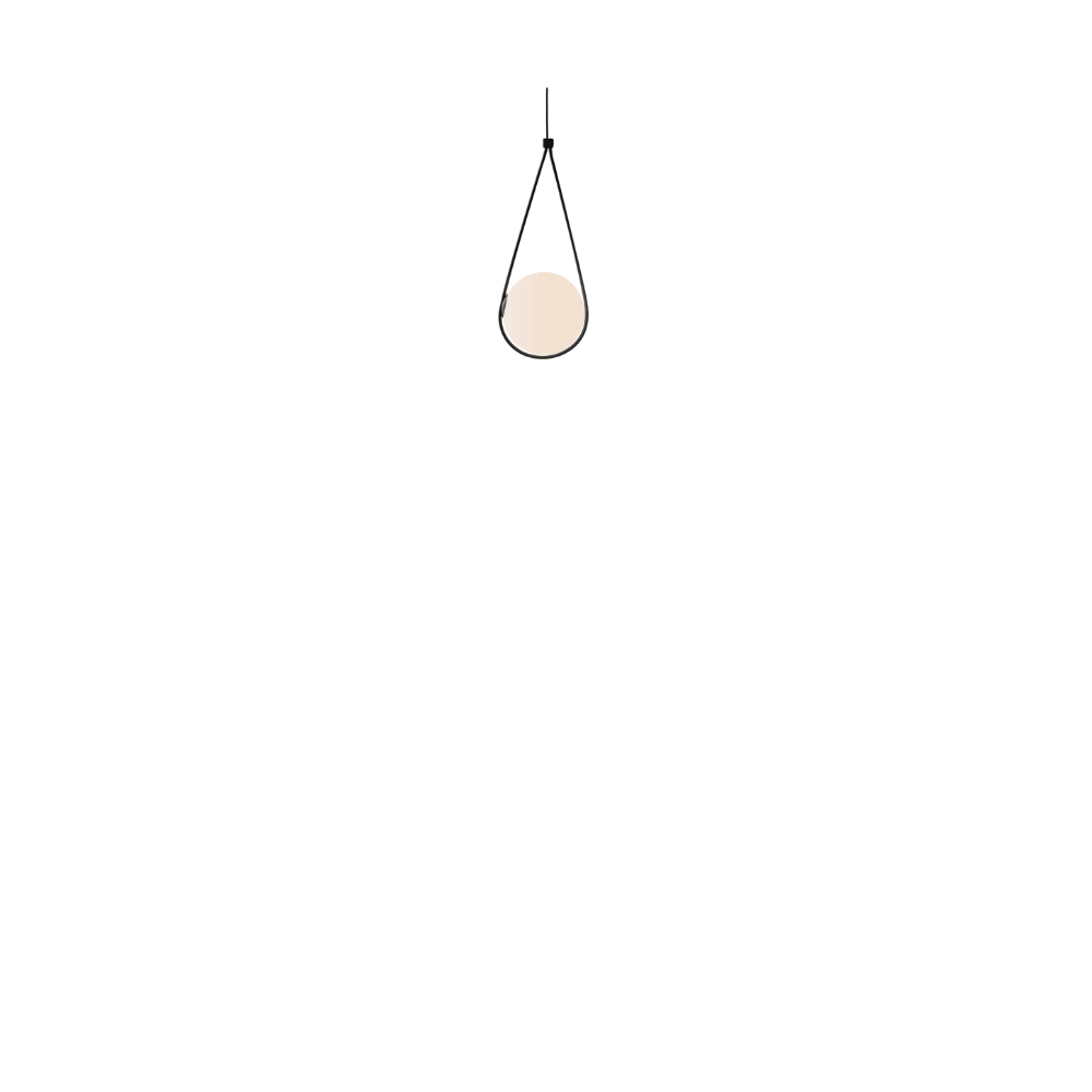 Luminária Pendente Corda, design de Guilherme Wentz