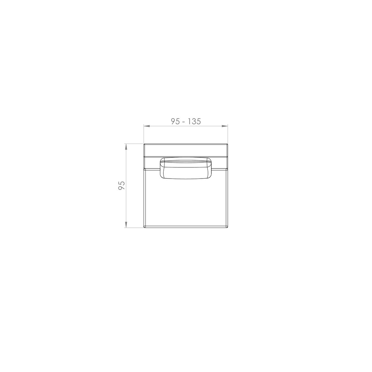 Sofá Atenas — desenho técnico com dimensões (3)