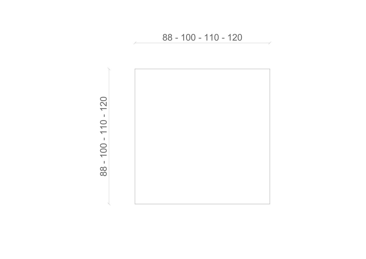 Sofá Pala — desenho técnico com dimensões (7)