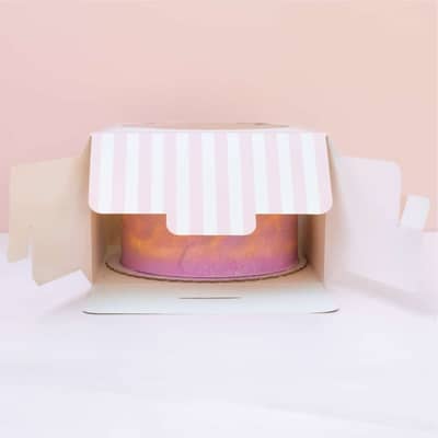 Embalagem para Bolo G (26,5x26,5x18,5cm), Com Visor, Momentos - 5un - Imagem 3