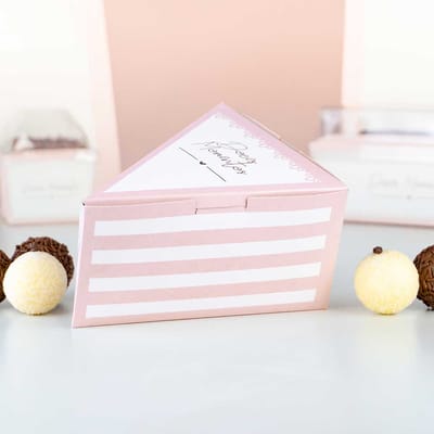 Embalagem para Fatia de bolo com papel, Momentos - 25un