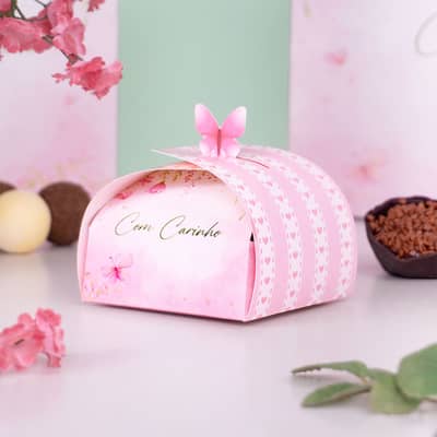 Caixa para Doces, COM CARINHO - 10un
