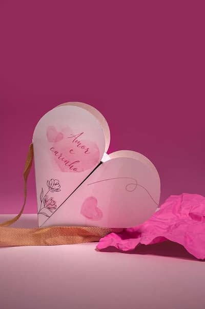 Embalagem Duas Metades para doces diversos, Carinho - 10un - Imagem 3