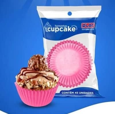 FORMA PARA MINI CUPCAKE 45un - PINK - Imagem 2