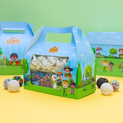 Mini Maleta Infantil, Heróis - 10un