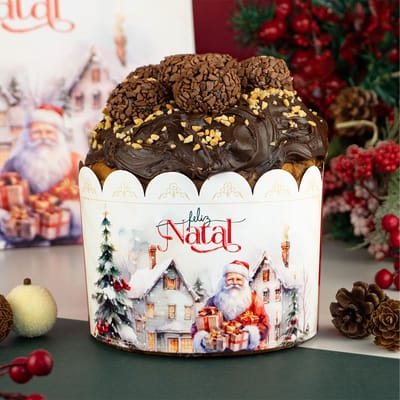 Cinta para Panetone/Chocotone de 500G, Vila Noel - 25un