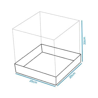 Caixa para Bolo 20x20x20cm, Branca - Basics - 10un - Imagem 16