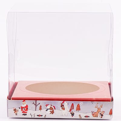 Embalagem para Chocotone Premium 20x20x20cm – NATAL – 10un - COMPARTILHE - Imagem 2