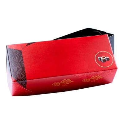 Embalagem Para Sushi Delivery Hot, Black - 25un - Imagem 3