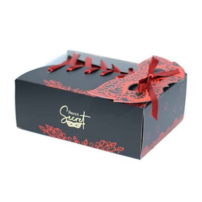 Embalagem Gaveta Coração 200g e 6 doces, Corpete com Máscara, Sweet Secret - 5un - Imagem 7