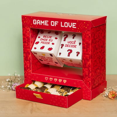 Embalagem para 15 doces, GAME OF LOVE - Unitário - Imagem 4