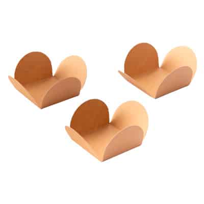 Forminha De Doce 4 Pétalas, Bege - 50un - Imagem 2