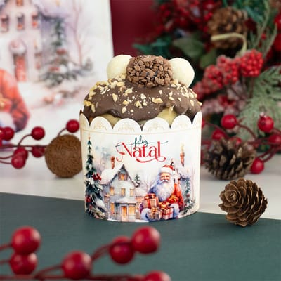 Cinta para Panetone/Chocotone de 100G, Vila Noel - 25un