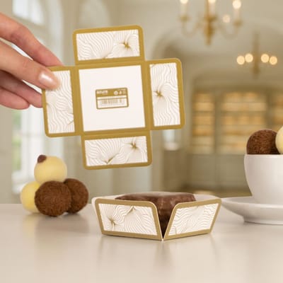 Forminha Para Brownies, Color White - 25un - Imagem 2