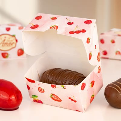 Caixa para Doces do Amor, Rosa - 10un - Imagem 2