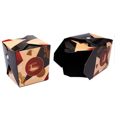 Embalagem Box 850Ml Yakisoba, Black -  25un