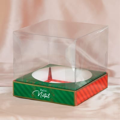 Embalagem para Panetone/Chocotone 400g/500g (17x17x16cm) - 10un - Imagem 2