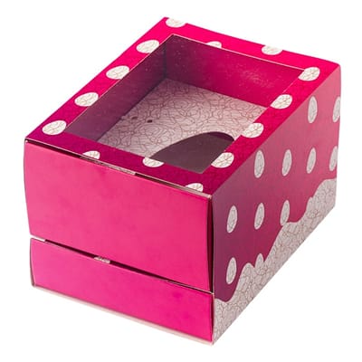 Embalagem Gaveta para 1 Ovo 250g e 12 Doces, Rubi - 5un - Imagem 3