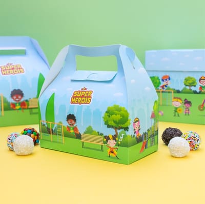 Mini Maleta Infantil, Heróis - 10un - Imagem 3