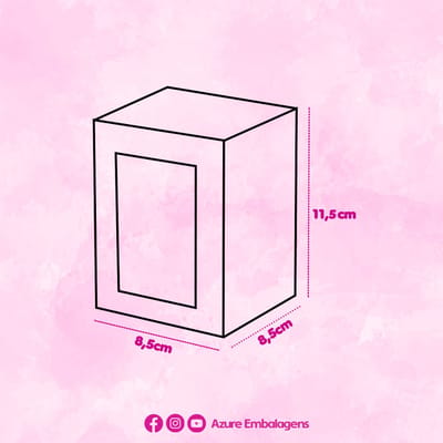 Embalagem para Pote com visor, Rubi - 25un - Imagem 5
