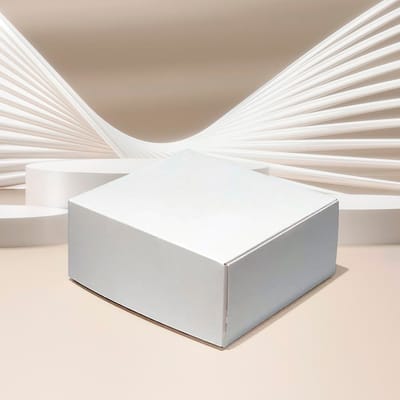 Caixa para Presente Branca “P” 14,5x13x6cm, Basics - 10un