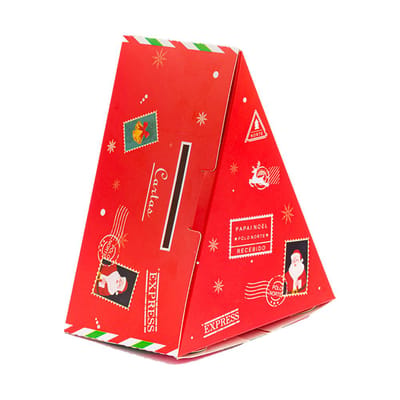 Embalagem para Fatia de Bolo com papel - NATAL - 25un - EXPRESS - Imagem 3