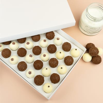 Embalagem Para Transporte De 50 Doces Com Berço, Branca - Basics - Imagem 2