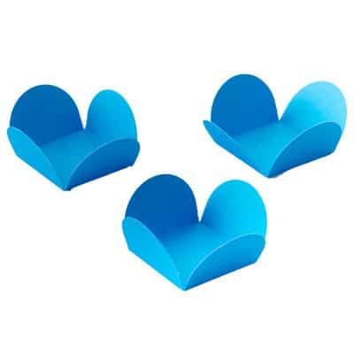 Forminha De Doce 4 Pétalas, Azul - 50un - Imagem 2