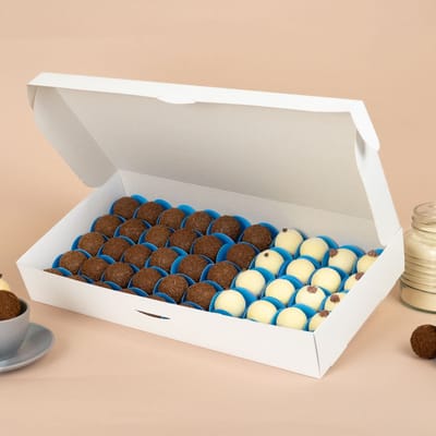 Caixa para transporte 50 doces, sem berço, Branca Basics - Imagem 2