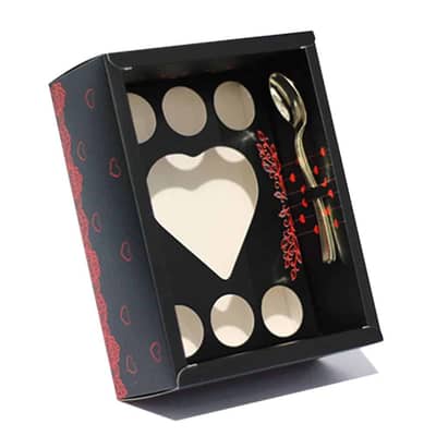 Embalagem Gaveta Coração 200g e 6 doces, Corpete com Máscara, Sweet Secret - 5un - Imagem 6