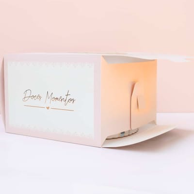 Embalagem para Bolo M (21,5x21,5x14cm), Com Visor, Momentos - 5un - Imagem 4