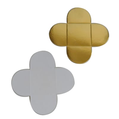 Forminha De Doce 4 Pétalas, Metalizada Ouro - 50un - Imagem 12