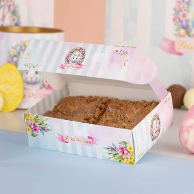 Caixa Para 6 Doces ou 2 Brownies, Com Visor e berço, AFETO - 10un - Imagem 3