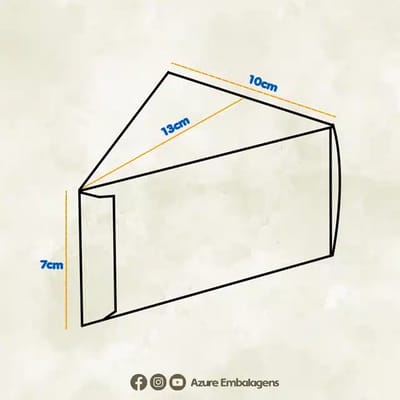 Embalagem para Fatia de Bolo com Papel, Encanto - 25un - Imagem 3