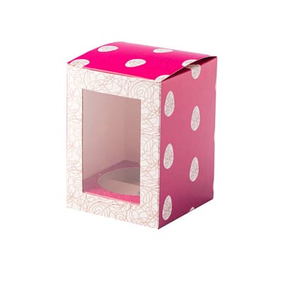 Embalagem para Pote com visor, Rubi - 25un