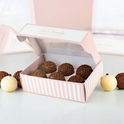 Embalagem para 6 Doces, Com Visor, Momentos - 10un - Imagem 2