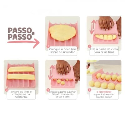 ENROLADOR DE DOCES ROSA BEBE (16 g) - Imagem 5