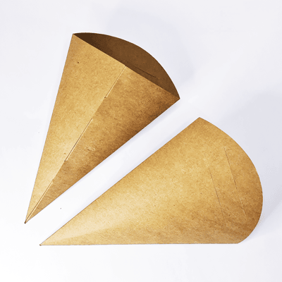 Embalagem Cone para Alimentos G, Basics, Kraft - 25un - Imagem 3