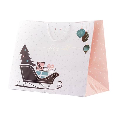 Sacola De Papel Para Presente, GG 45X35X23 - Memórias - 5un