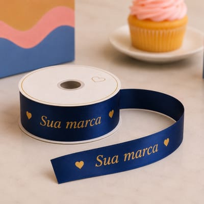 Fita de Cetim 38mm Personalizada