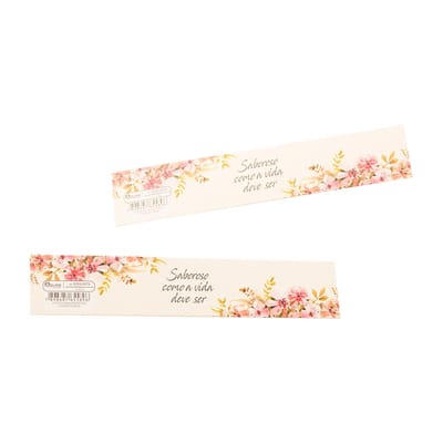 Cinta Para Brownie e Doces, Floral - 25un - Imagem 2