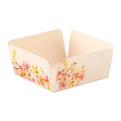 Forminha Para Brownies, Floral - 25